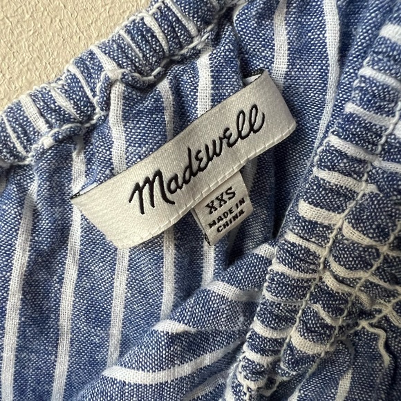 Madewell One Shoulder Ruffle Dress Size XXS - Picture 7 of 7